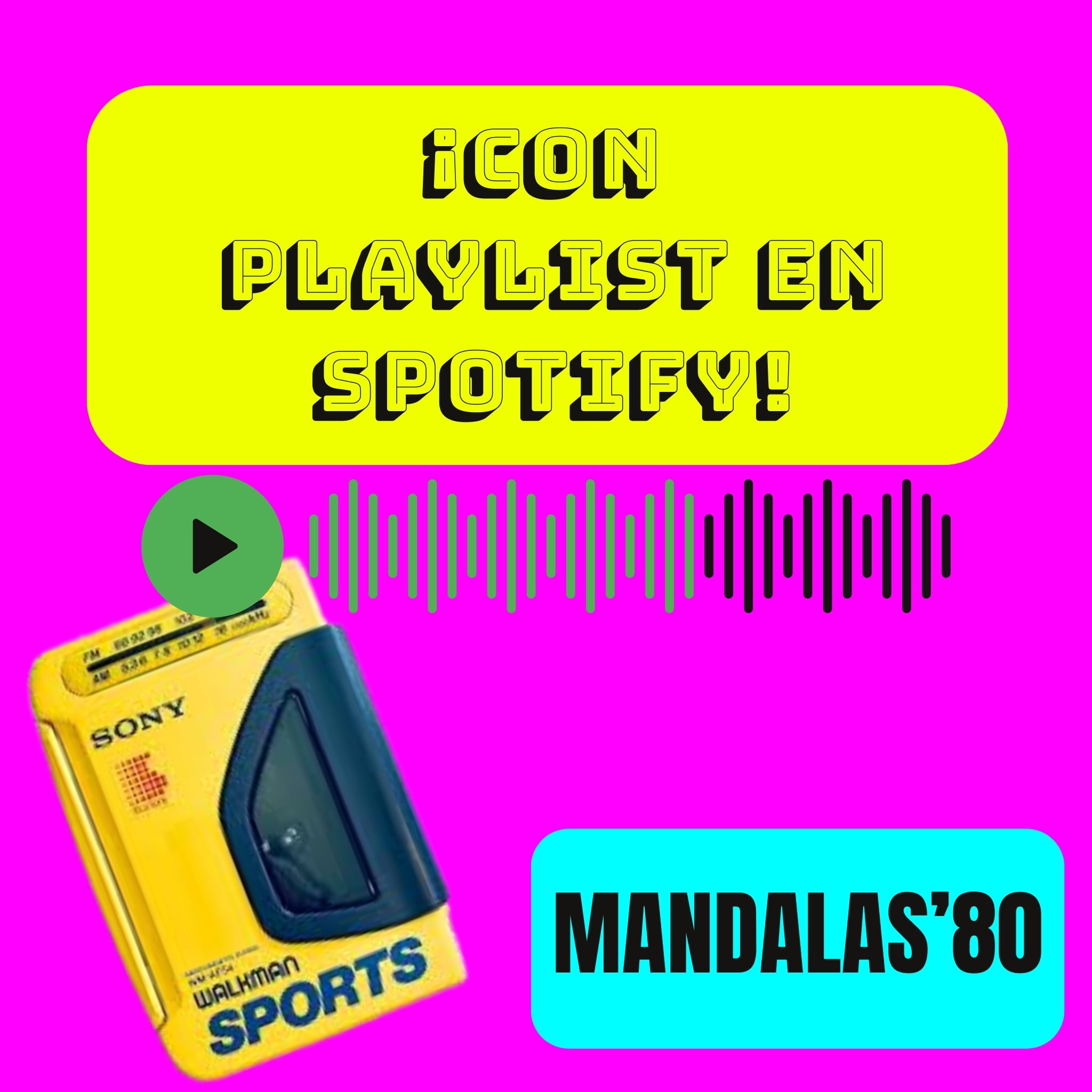 Información de lista de spotify Mandalas'80